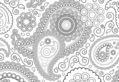 Paisley Black & White