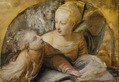 King Alfred and his Mother 